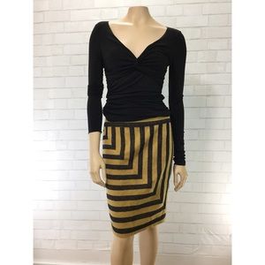 BNWT Anthropologie Eva Franco Angler Pencil Skirt